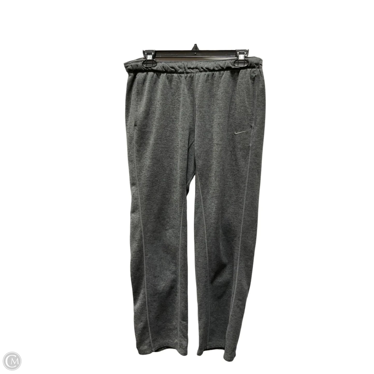 Athletic Pants By Nike In Grey, Size: M
