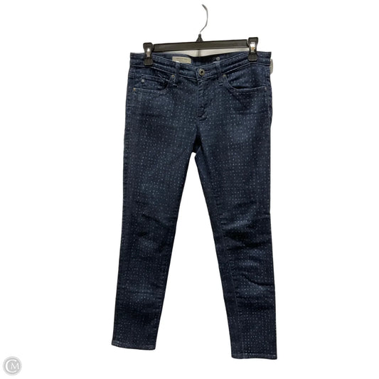 Jeans Skinny By Adriano Goldschmied In Polkadot Pattern, Size: 8