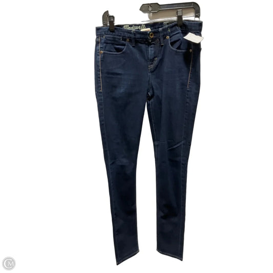 Jeans Skinny By Madewell In Blue Denim, Size: 4