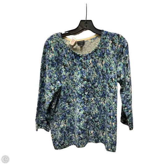 Cardigan By Talbots In Blue, Size: Xl
