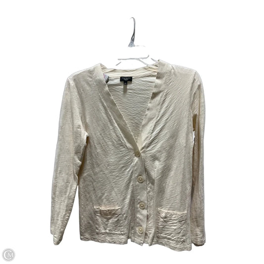 Top Long Sleeve Basic By Talbots In Cream, Size: S