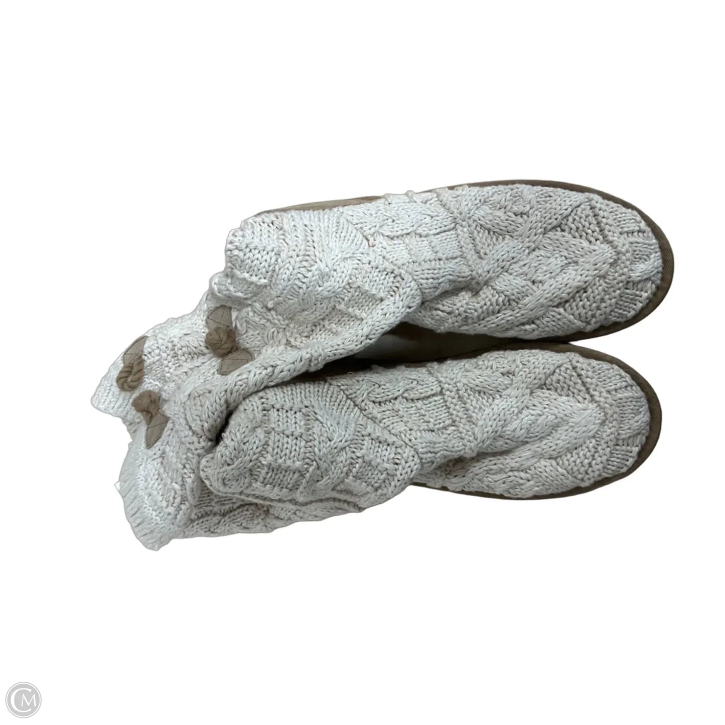 Slippers Designer By Ugg In Beige