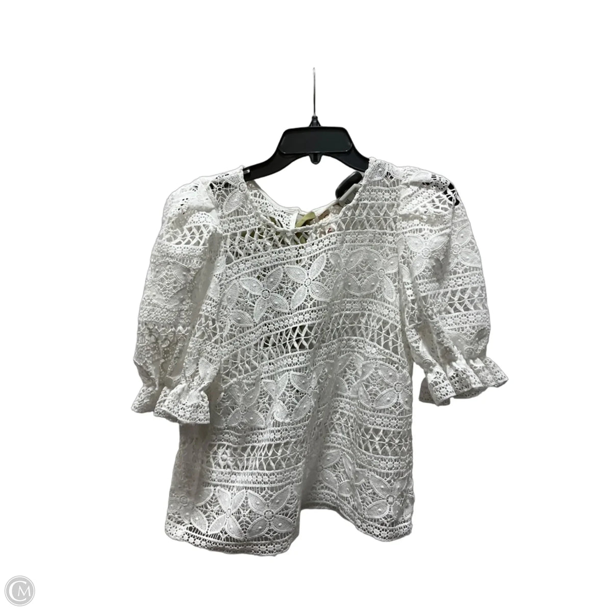 Top Short Sleeve By Dolan Left Coast In White, Size: M
