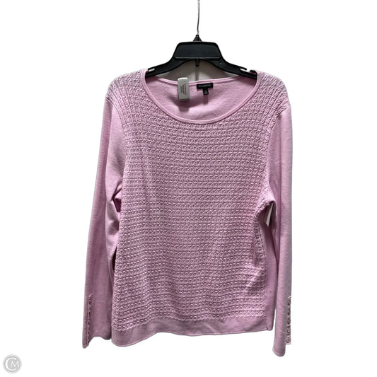 Top Long Sleeve By Talbots In Purple, Size: Xl