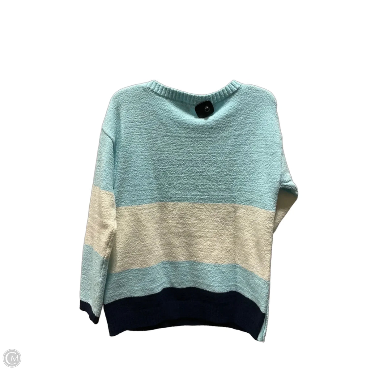 Top Long Sleeve By Talbots In Blue, Size: L