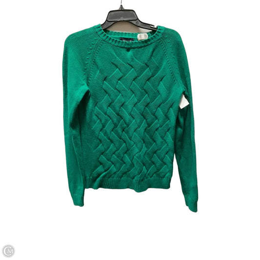 Sweater By Lands End In Green, Size: M