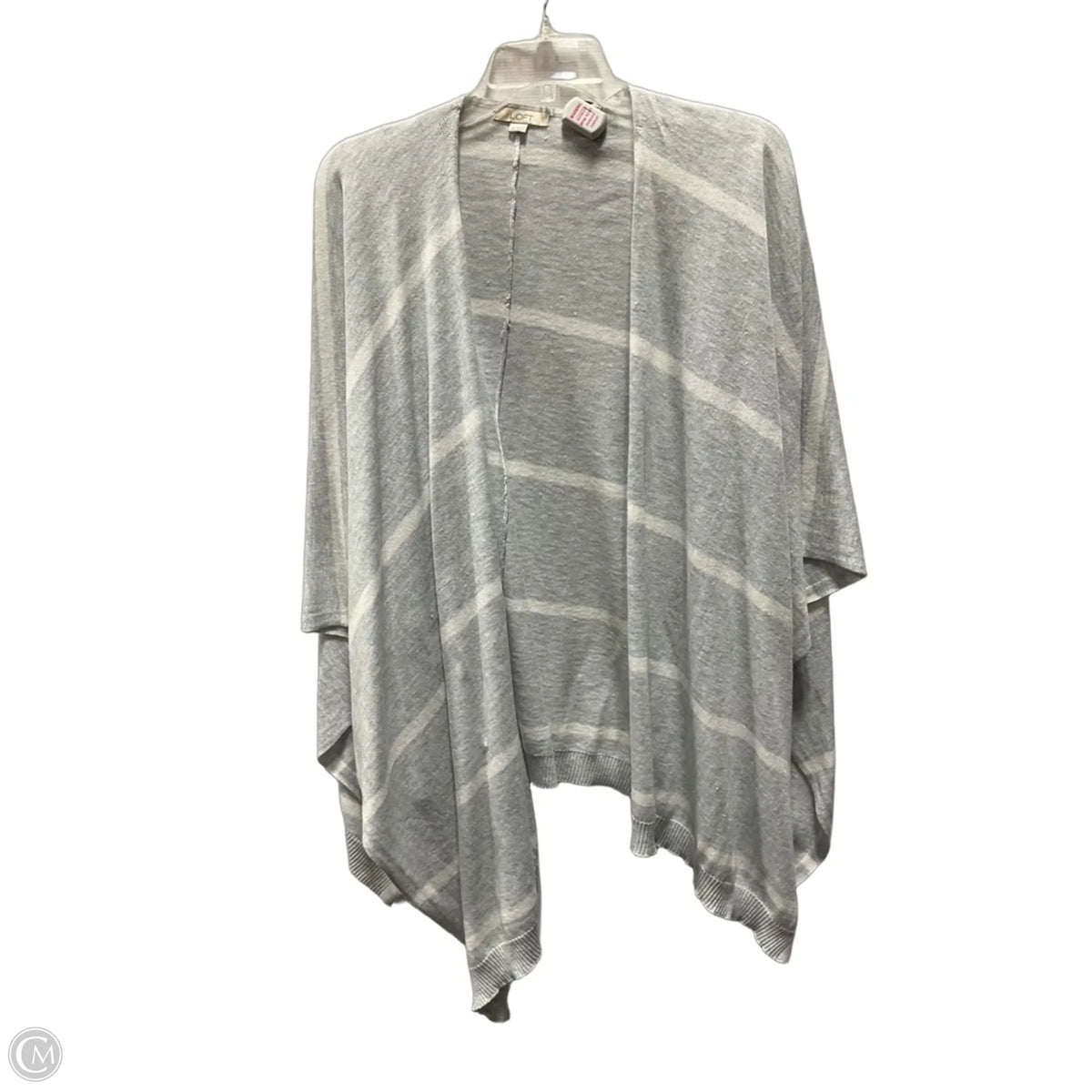 Poncho By Loft In Grey, Size: Osfm