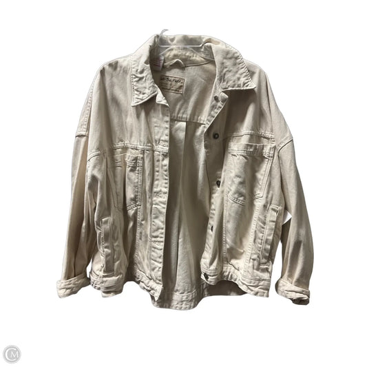 Jacket Denim By We The Free In Beige, Size: M