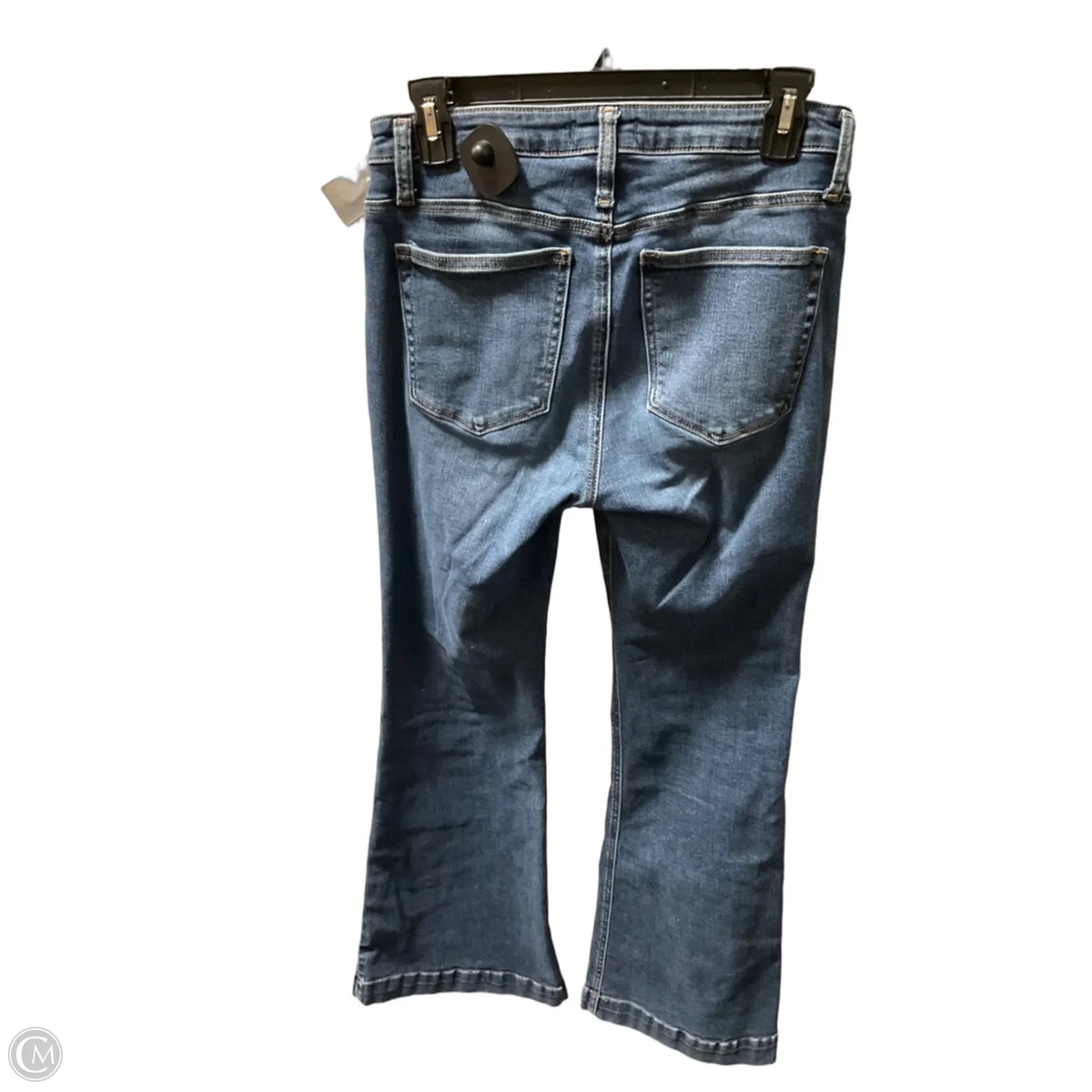 Jeans Flared By Silver In Blue Denim, Size: 4