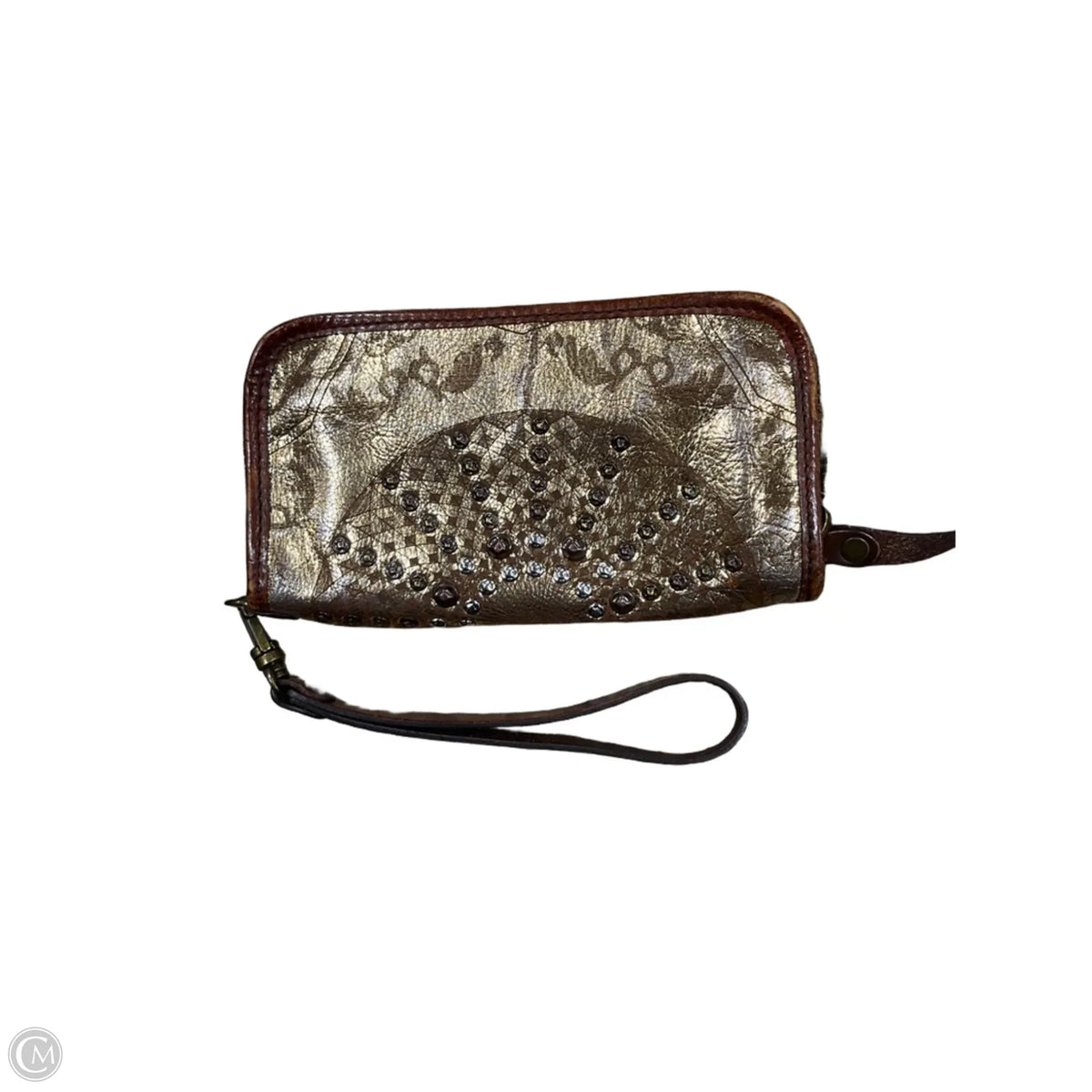 Clutch Leather By Cma, Size: Small