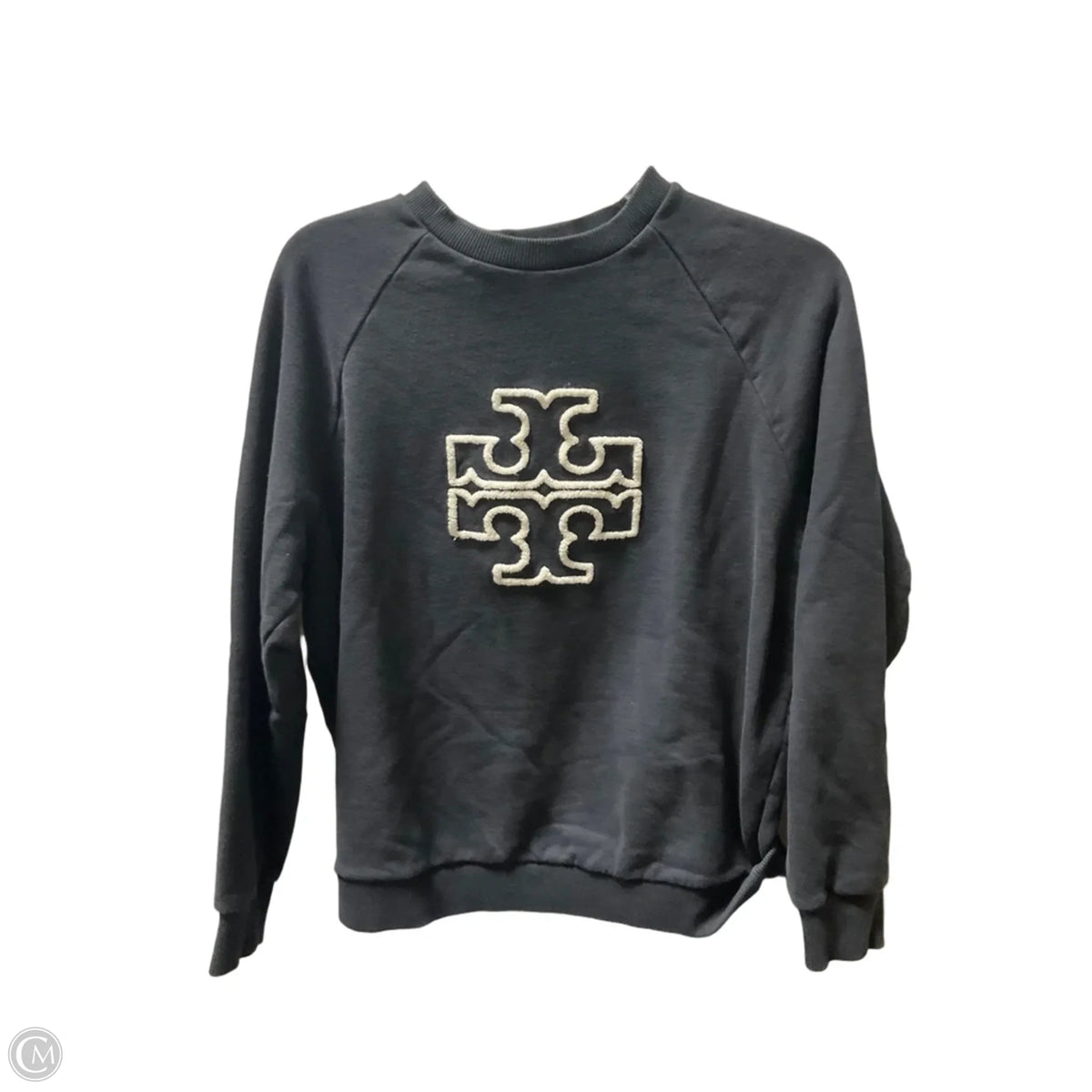 Sweatshirt Designer By Tory Burch In Black, Size: S