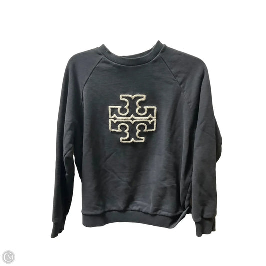 Sweatshirt Designer By Tory Burch In Black, Size: S