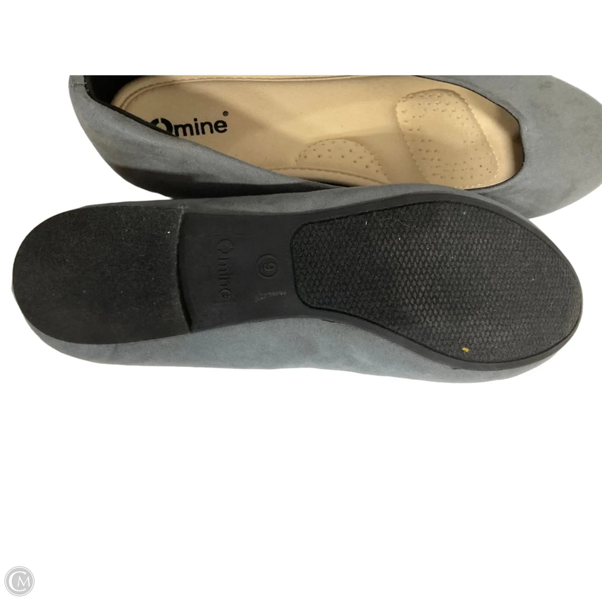 Shoes Flats By Cmf In Grey, Size: 9