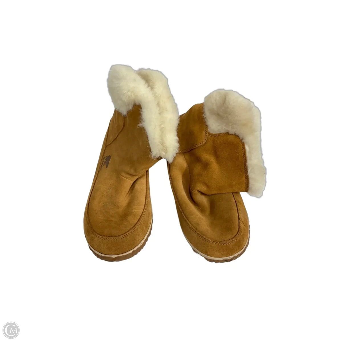 Boots Ankle Flats By Sorel In Tan, Size: 9
