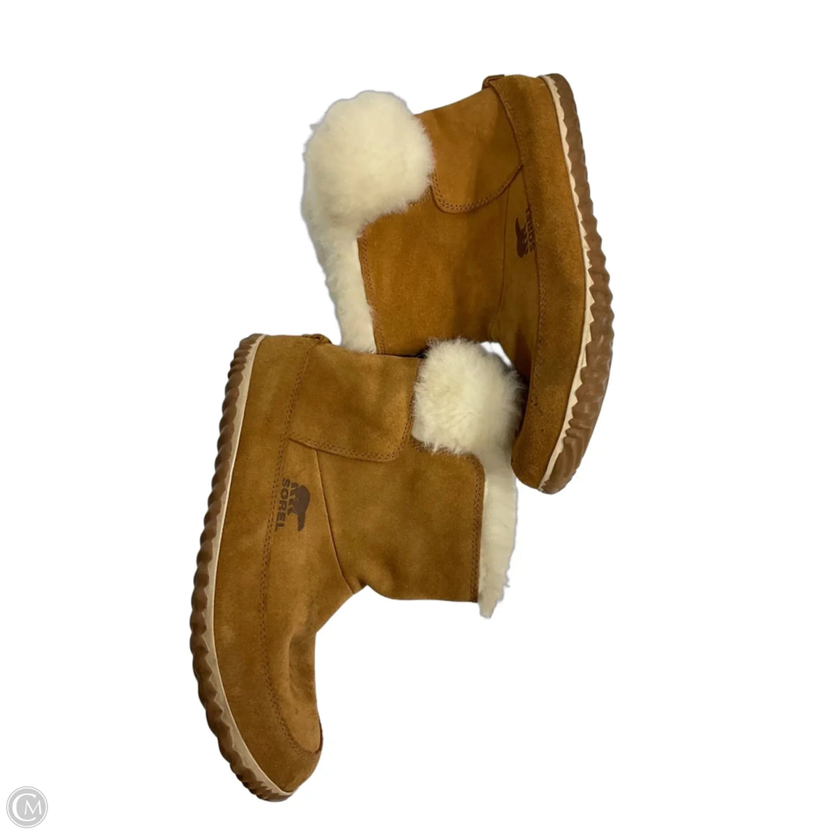 Boots Ankle Flats By Sorel In Tan, Size: 9