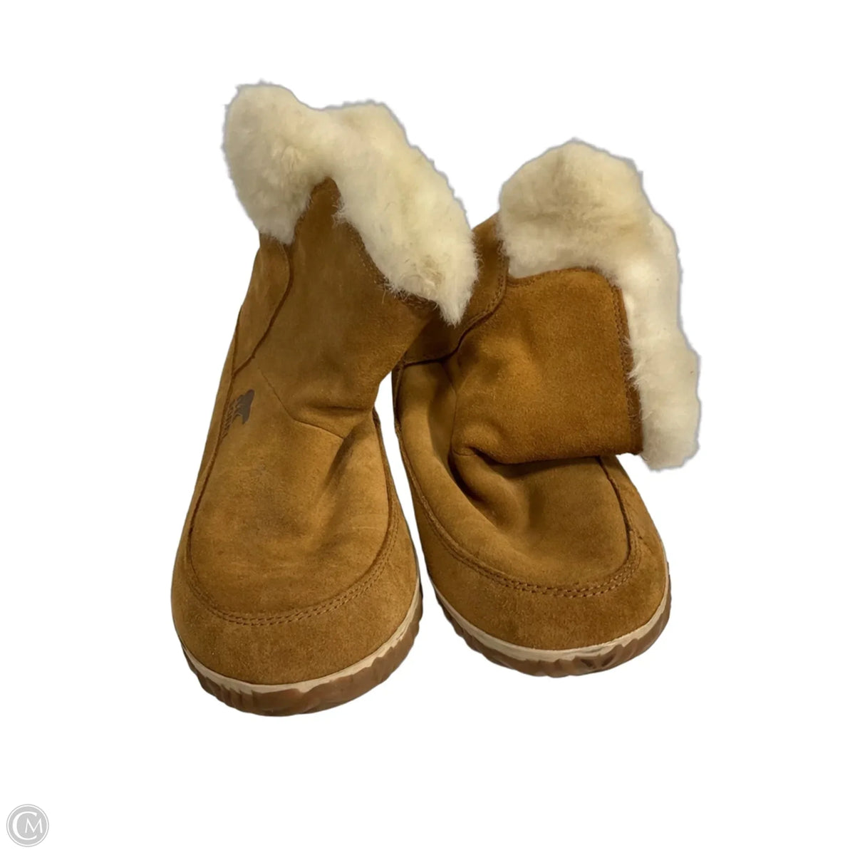 Boots Ankle Flats By Sorel In Tan, Size: 9