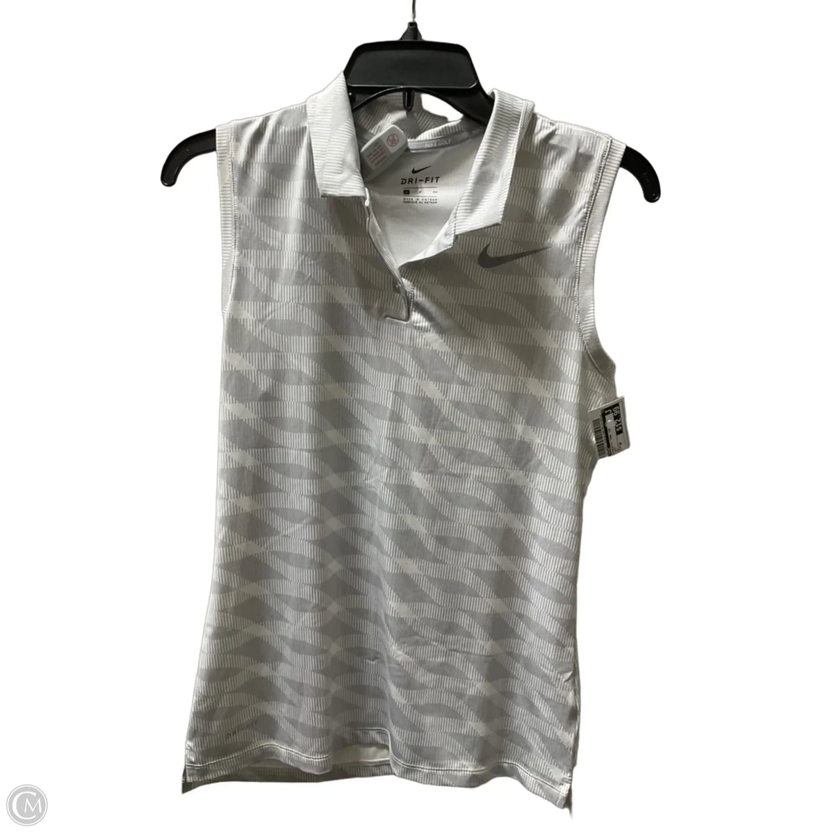 Athletic Tank Top By Nike In Grey, Size: Sp