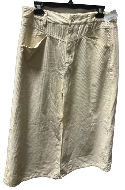Skirt Maxi By We The Free In Cream, Size: 10