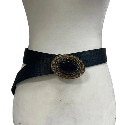 Belt Leather By Chicos, Size: Large