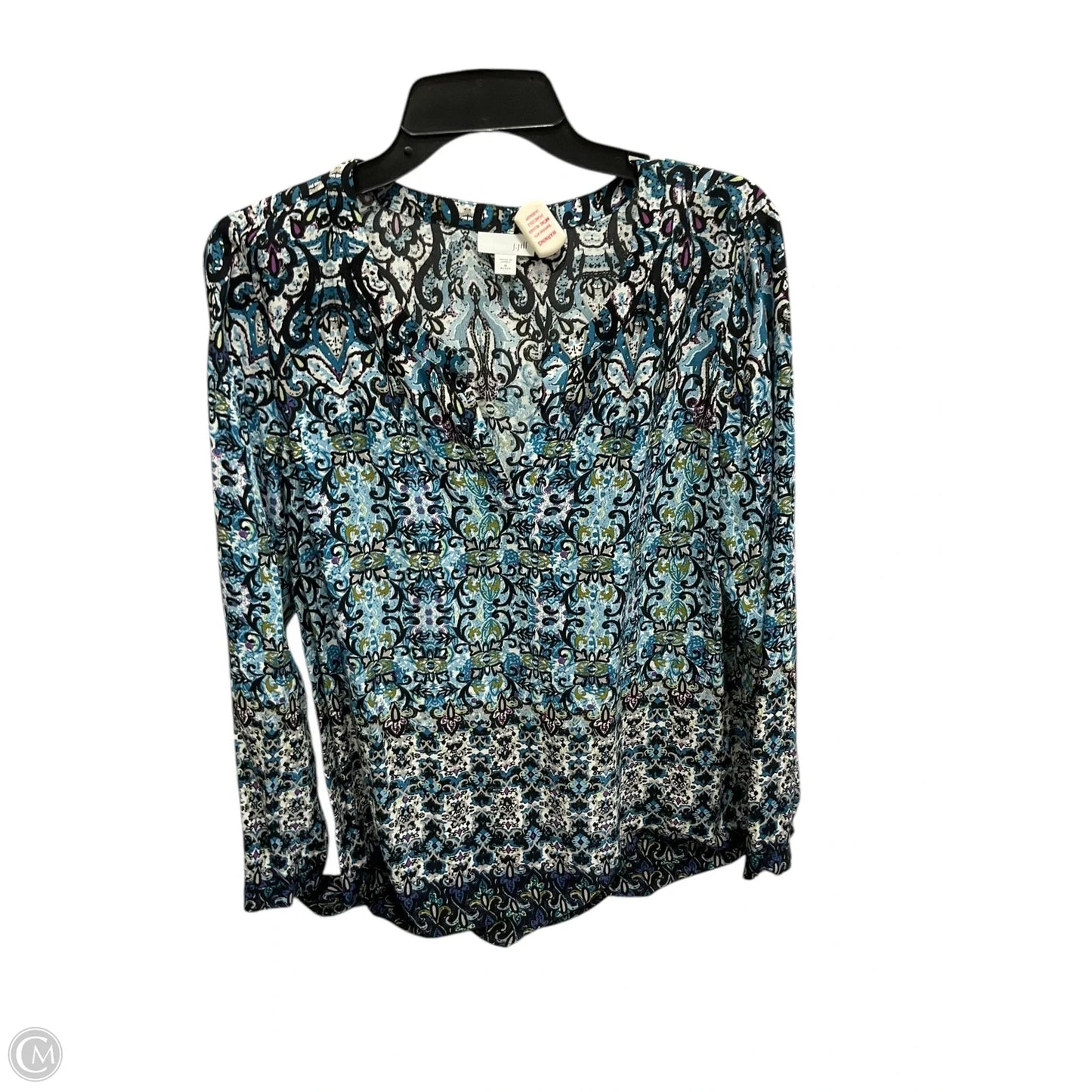 Top Long Sleeve By J. Jill In Blue, Size: M