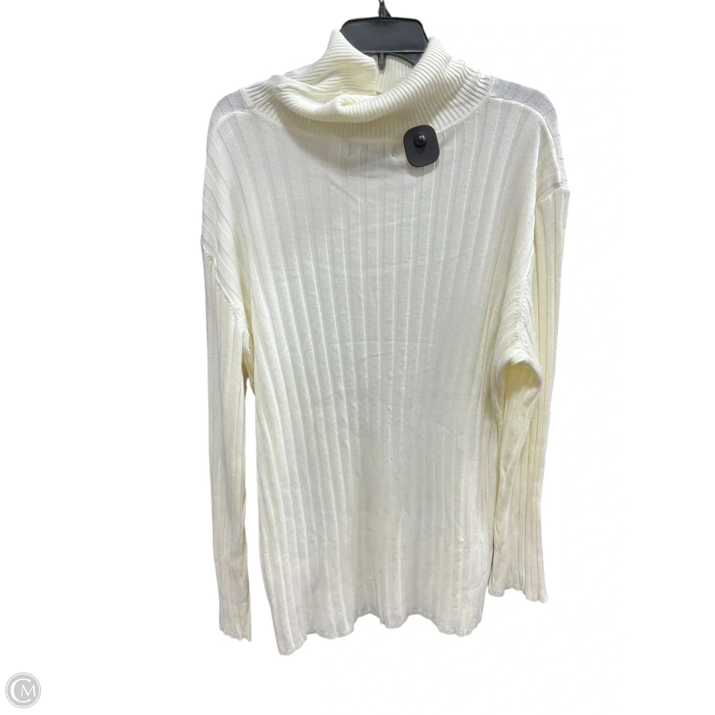 Sweater By Suzanne Betro In Cream, Size: 3x