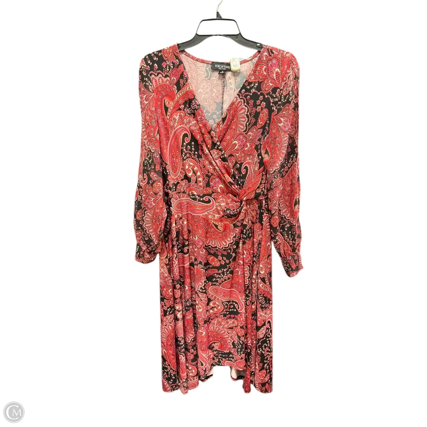 Dress Casual Maxi By Perceptions In Red, Size: M