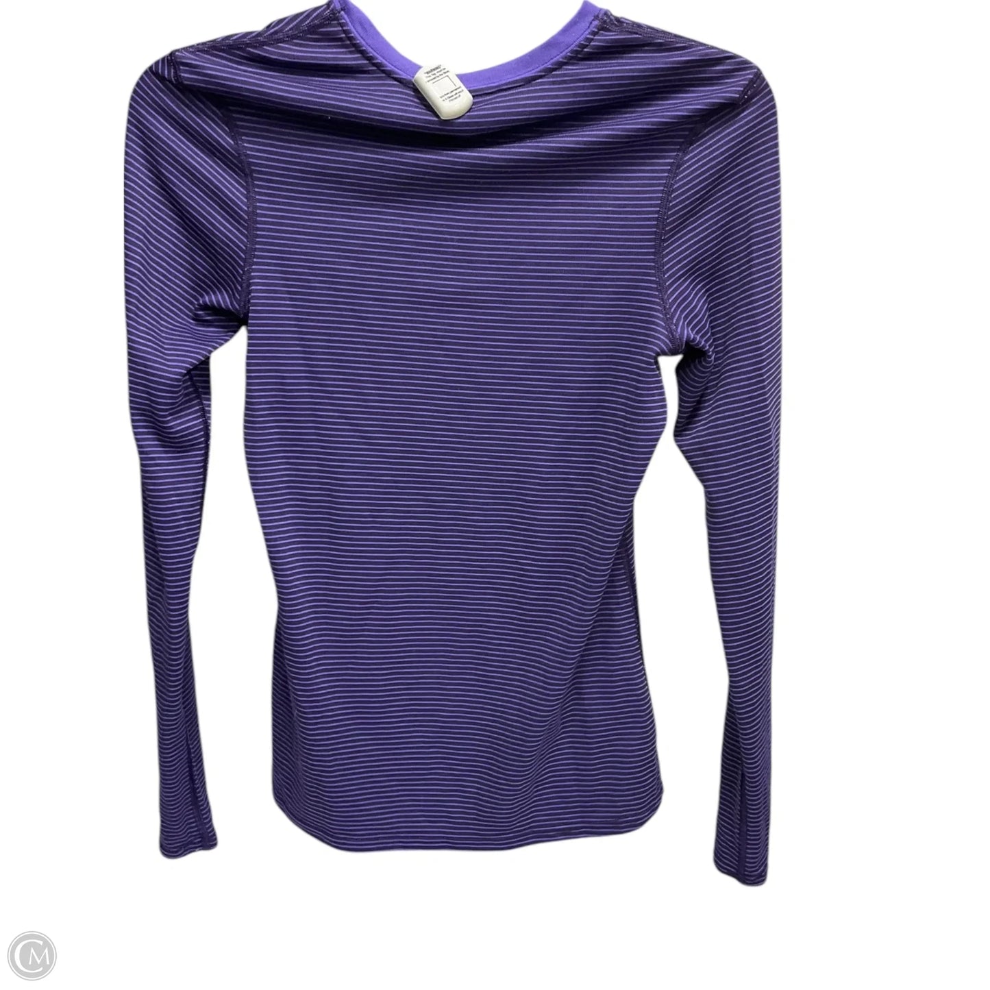 Athletic Top Long Sleeve Crewneck By Patagonia In Purple, Size: S