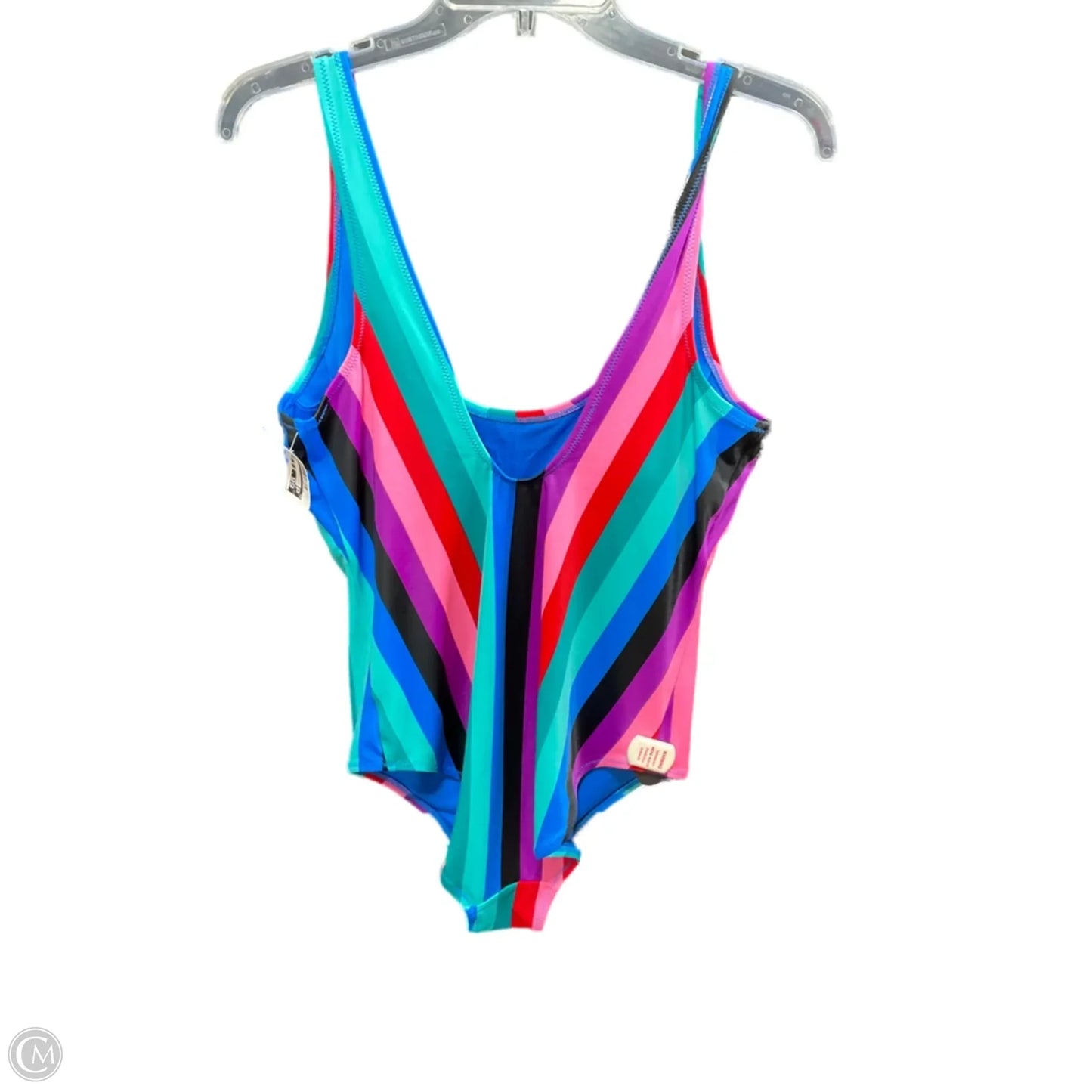 Swimsuit By Old Navy In Striped Pattern, Size: L