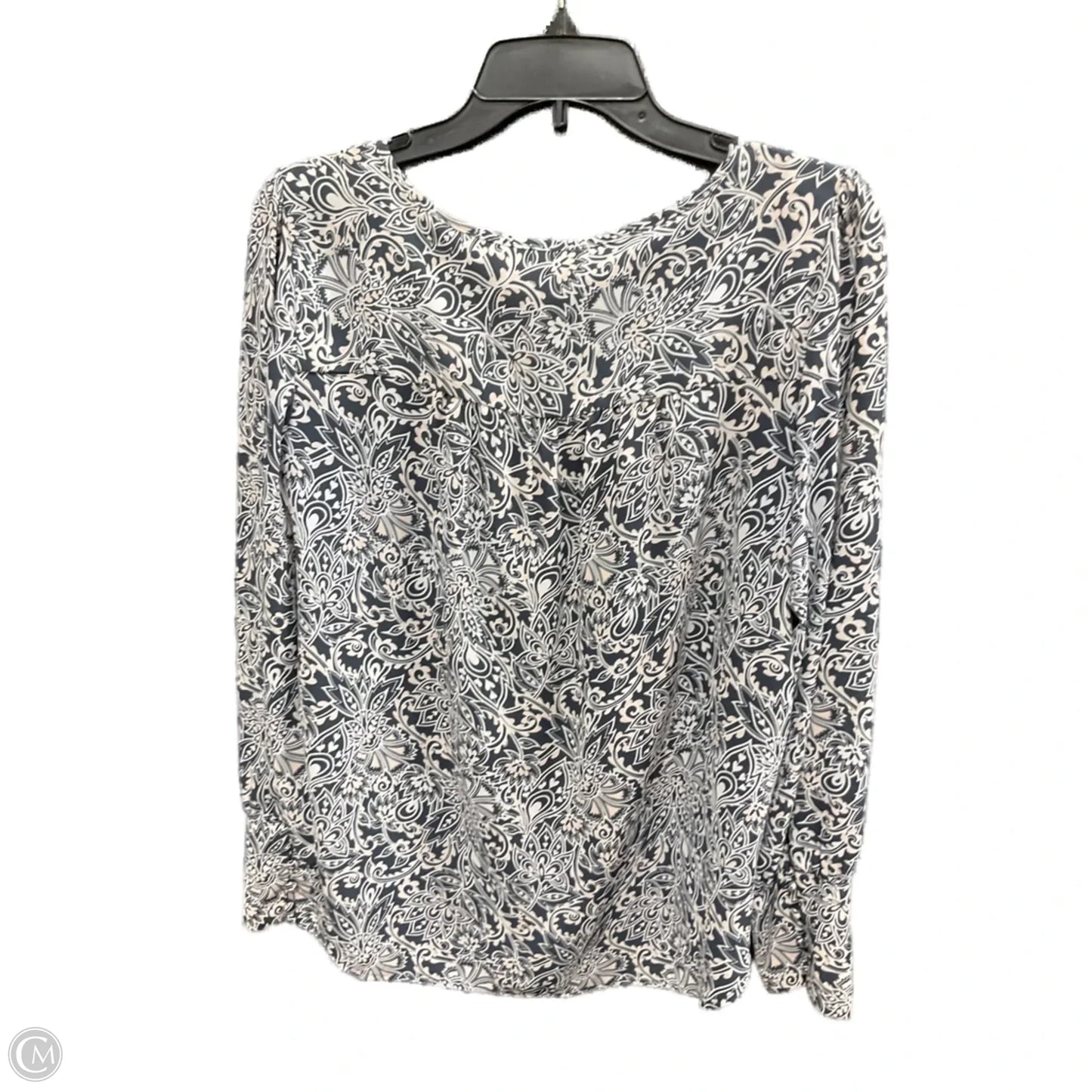Top Long Sleeve By Loft In Navy, Size: S