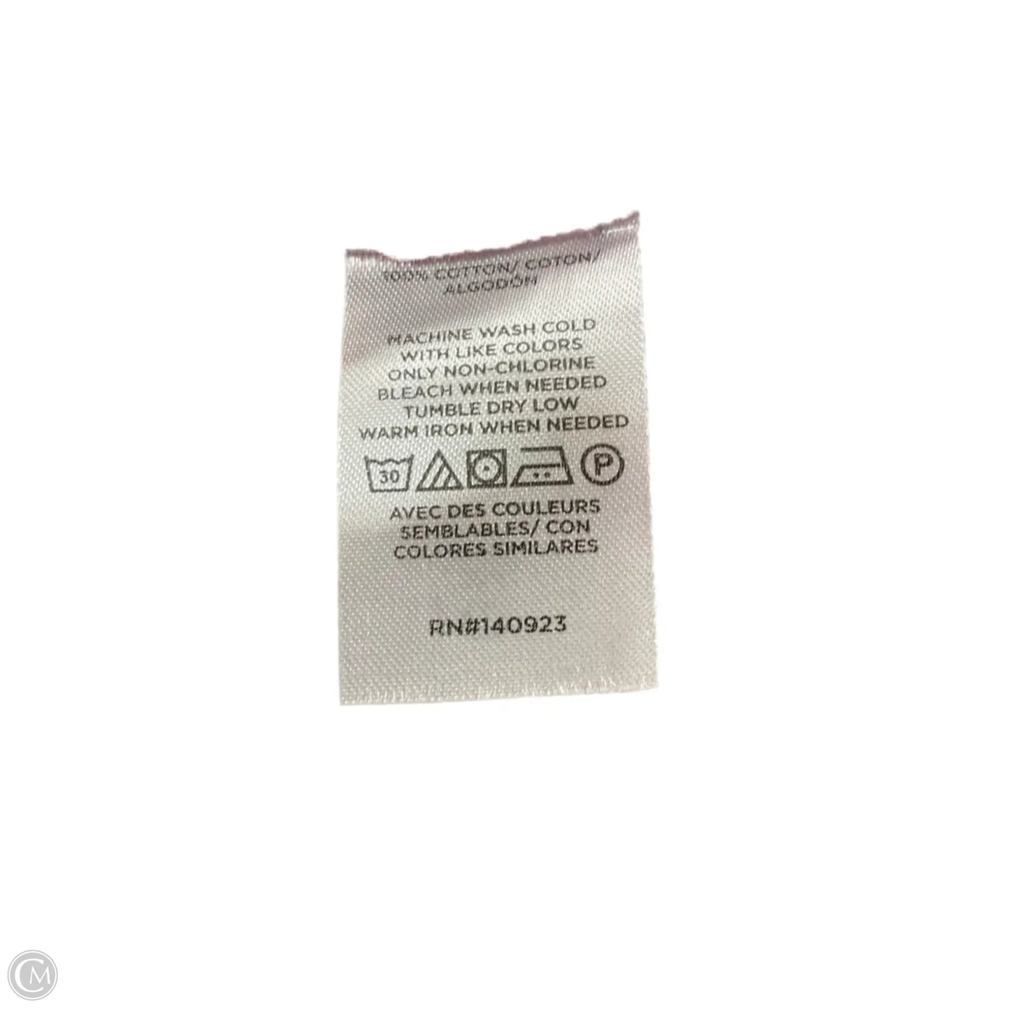 Top Short Sleeve By Loft In Purple, Size: S