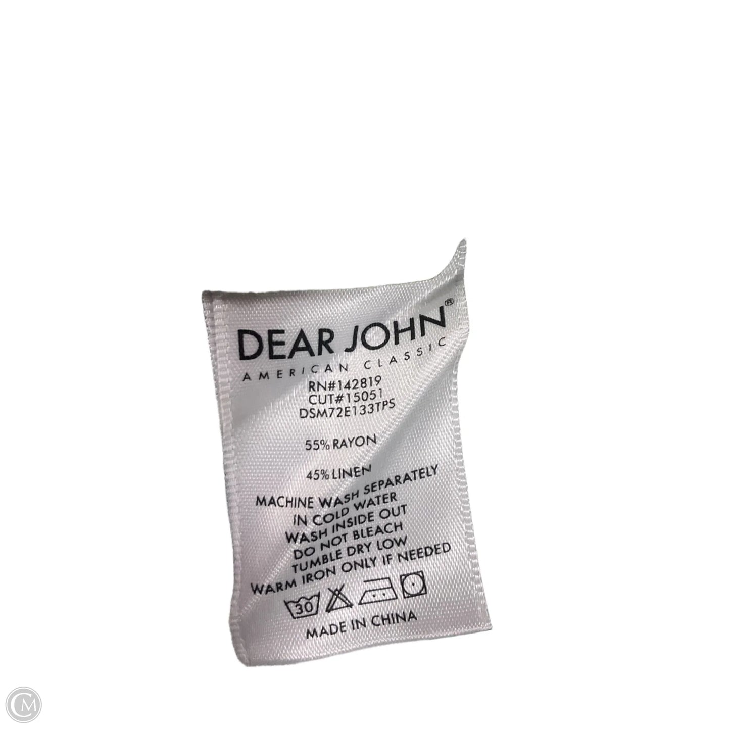 Shorts By Dear John In Green & Grey, Size: M