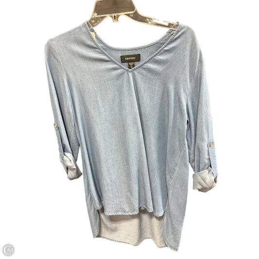 Top Long Sleeve By Karen Kane In Blue, Size: Xs