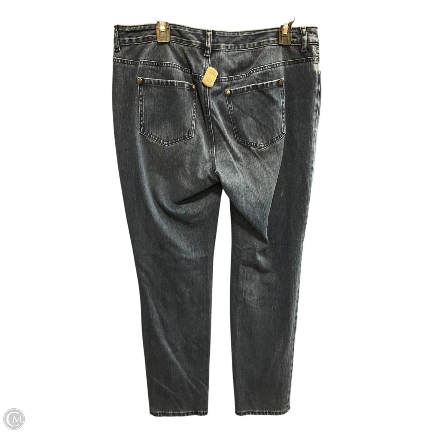 Jeans Straight By Chicos In Blue Denim, Size: 10