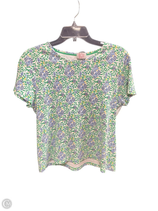 Top Short Sleeve By Charter Club In Green, Size: Xl