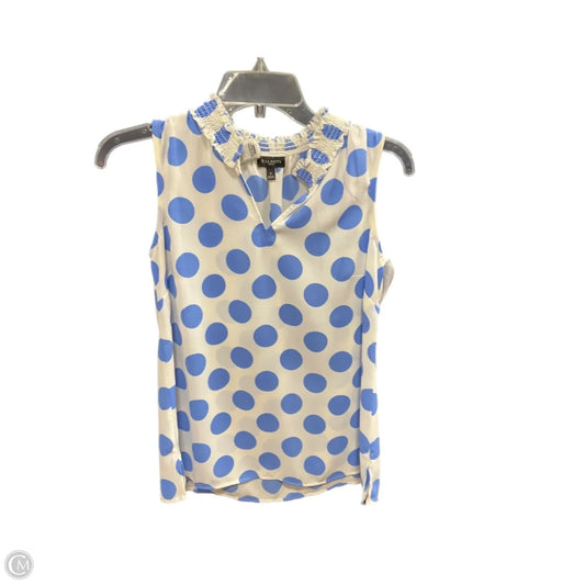 Top Sleeveless By Talbots In Polkadot Pattern, Size: Sp