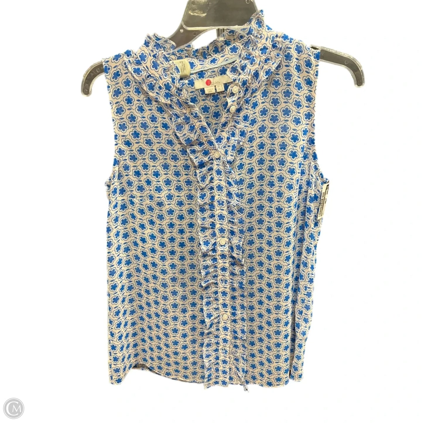 Top Sleeveless By Boden In Blue, Size: 2