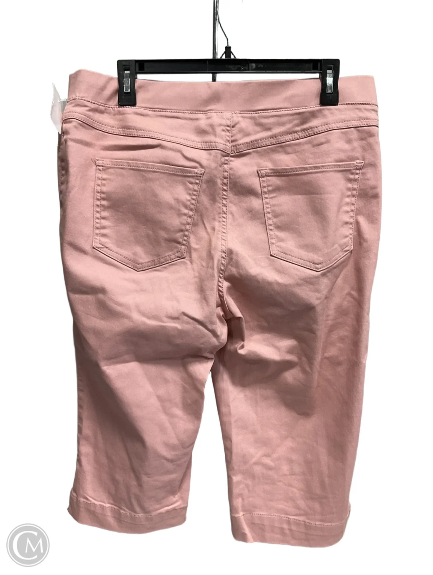 Capris By Clothes Mentor In Pink, Size: L