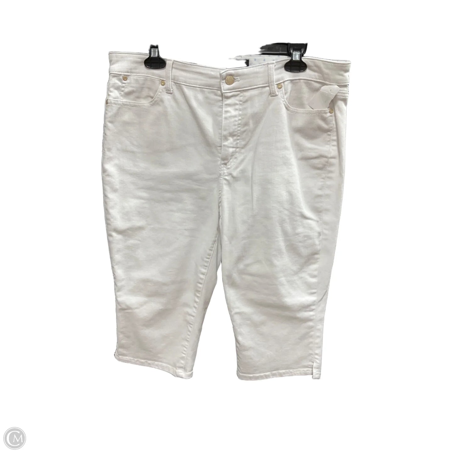 Capris By Talbots In White, Size: 14p