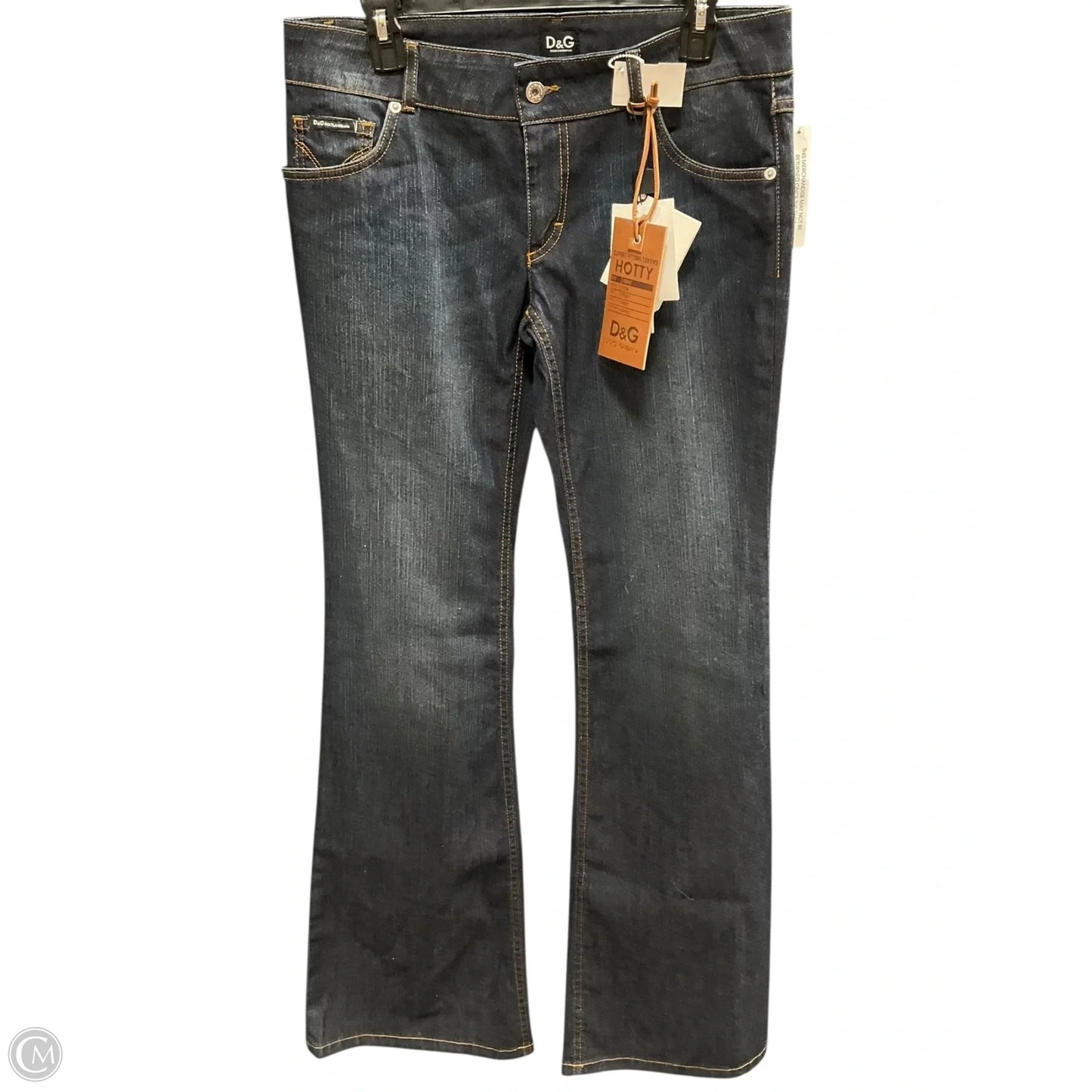 Jeans Luxury Designer By Dolce And Gabbana In Blue Denim, Size: 10