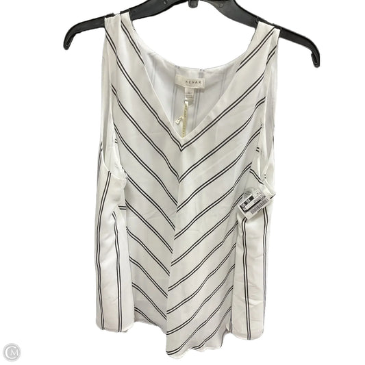 Top Sleeveless By Kenar In Striped Pattern, Size: Xl