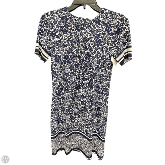 Dress Casual Short By Michael By Michael Kors In Blue & White, Size: Xs