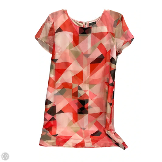 Dress Casual Midi By Vince Camuto In Red & White, Size: 12