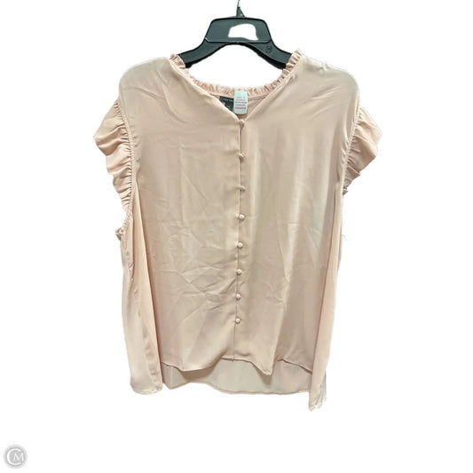 Top Sleeveless By Ann Taylor In Pink, Size: Xxl