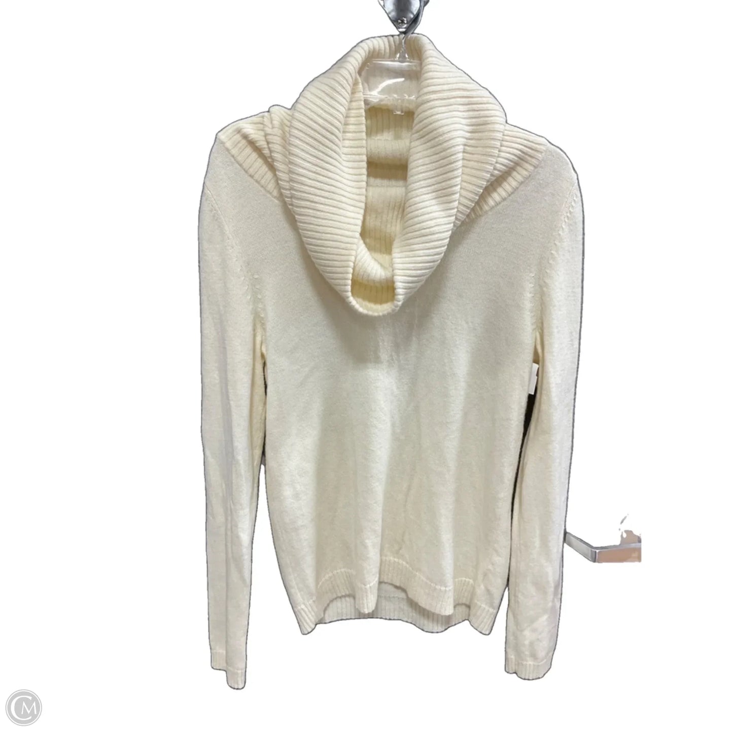 Sweater By Gap In Cream, Size: L