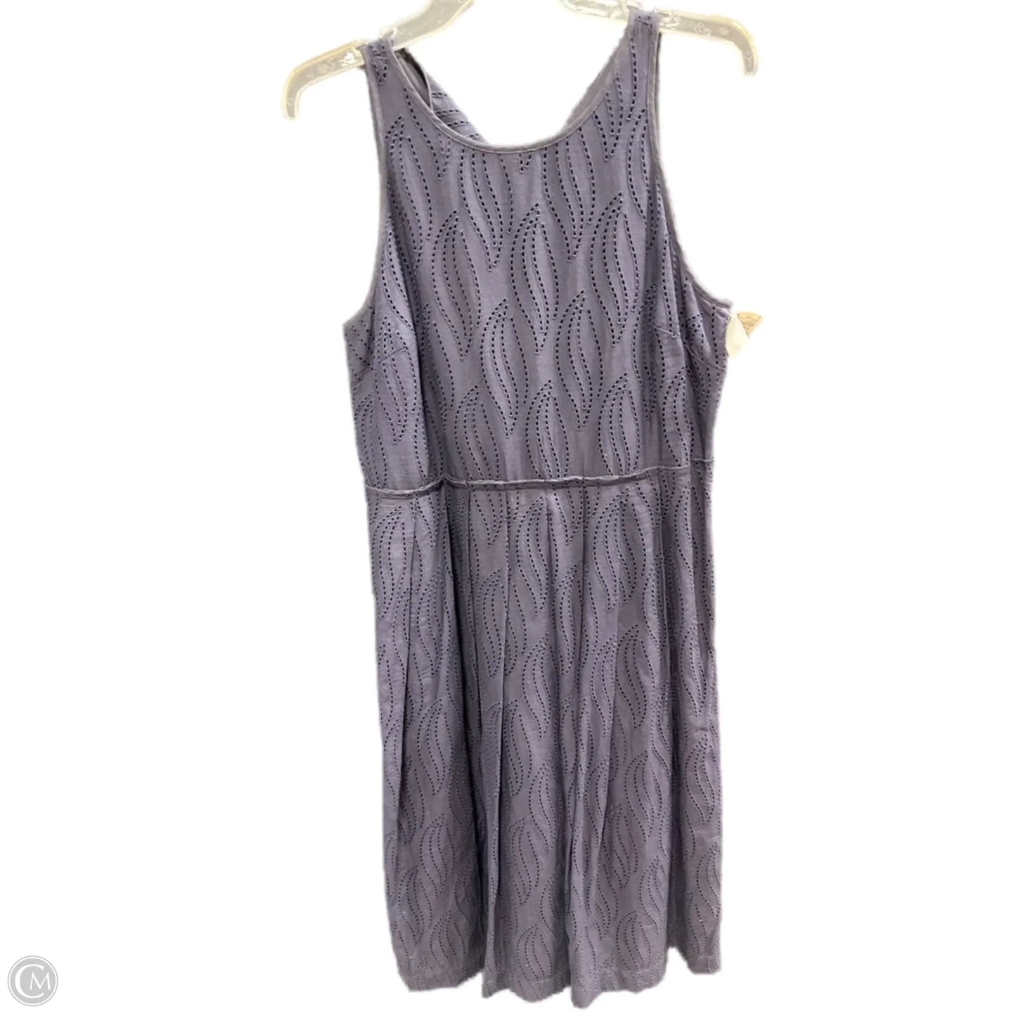 Dress Casual Midi By Ann Taylor In Navy, Size: 10