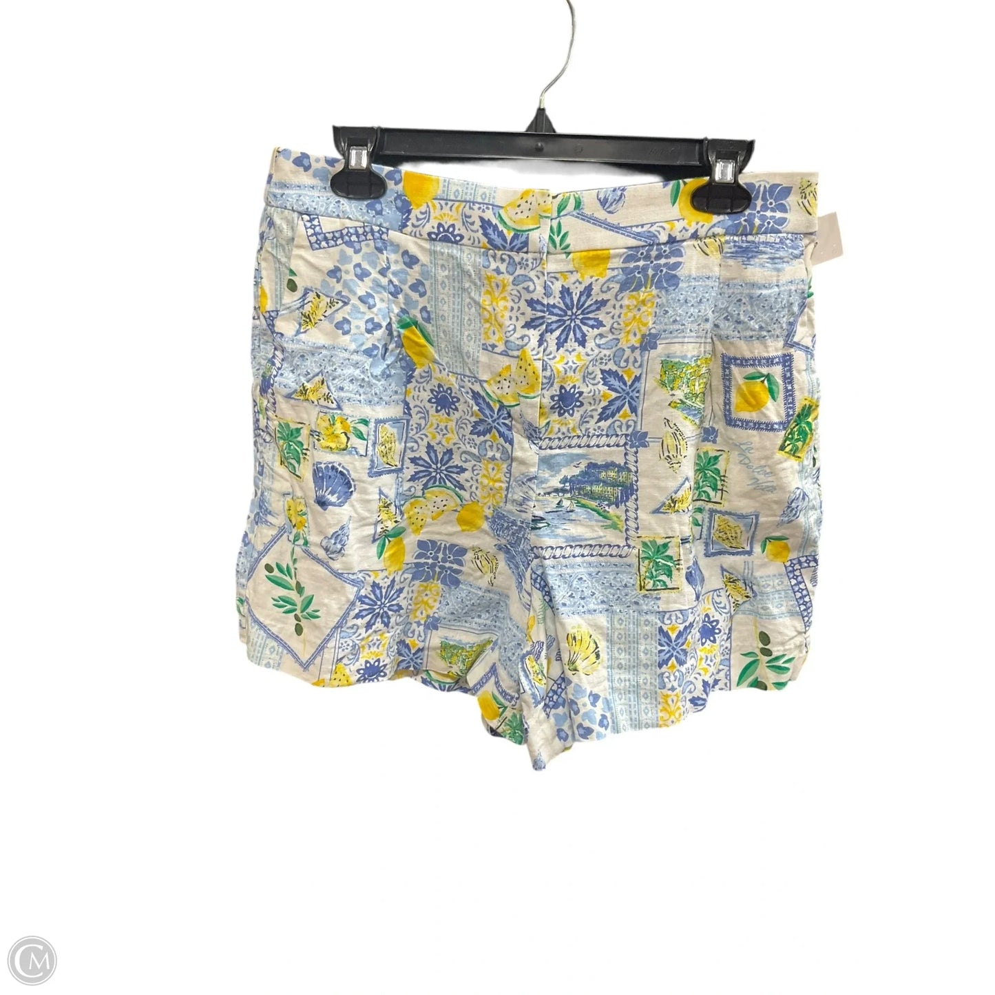 Shorts By J. Crew In Blue & Yellow, Size: 12