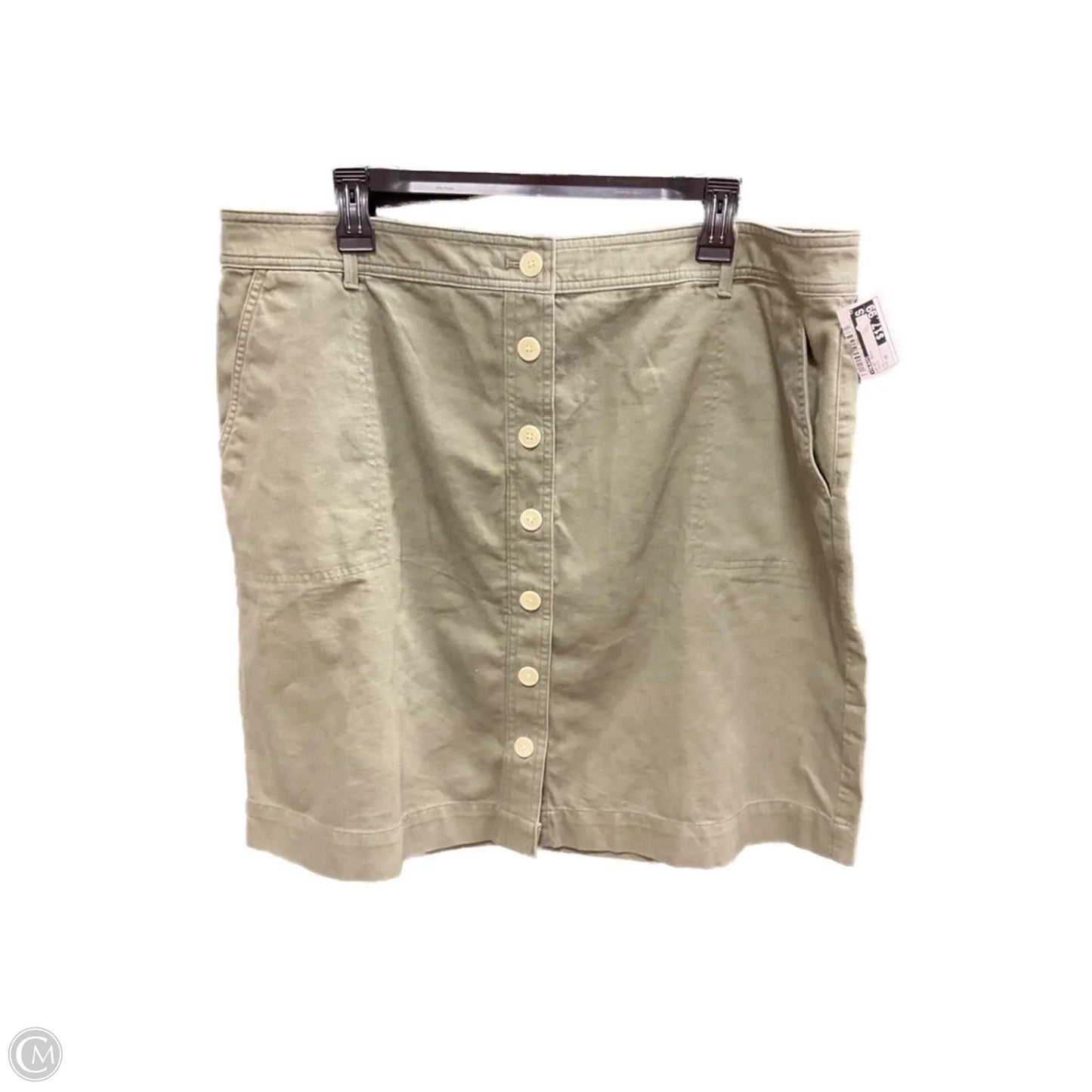 Skirt Maxi By Talbots In Green, Size: 16