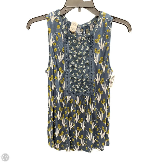 Top Sleeveless By Loft In Blue, Size: Xs