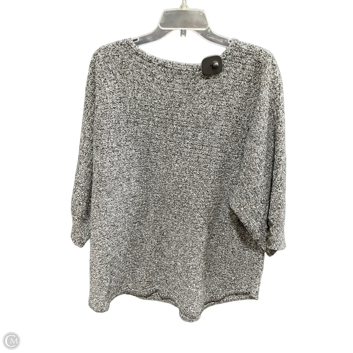 Sweater By Croft And Barrow In Grey, Size: 2x