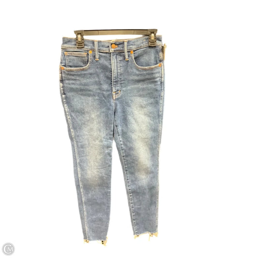 Jeans Skinny By Madewell In Blue Denim, Size: 6